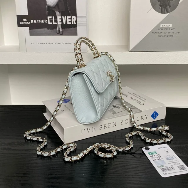CHANEL Flap Phone Holder With Chain