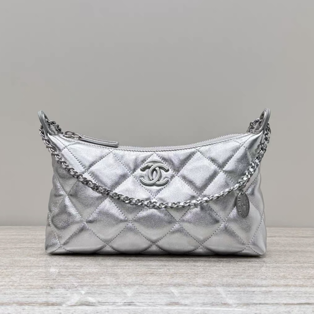CHANEL Chain belt Hobo Handbag