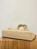 YSL ICARE IN RAFFIA Tote