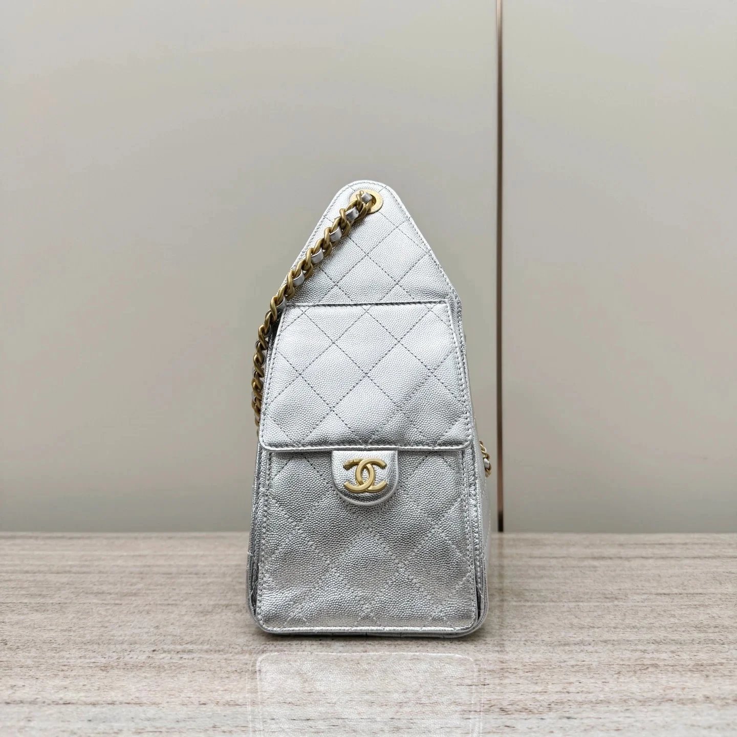 CHANEL 25C Hobo Bag-Metallic color