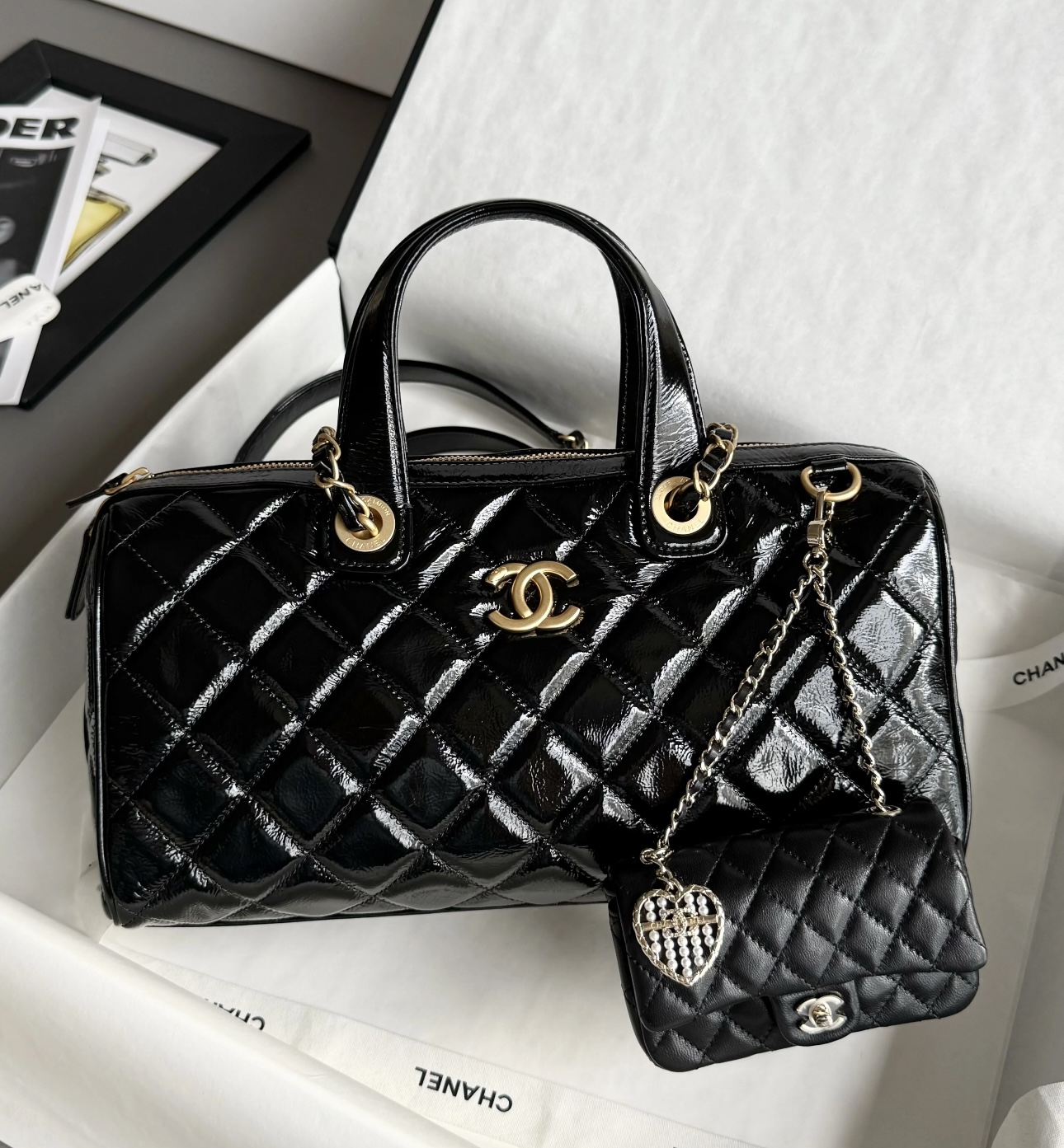 CHANEL Large Bowling Bag