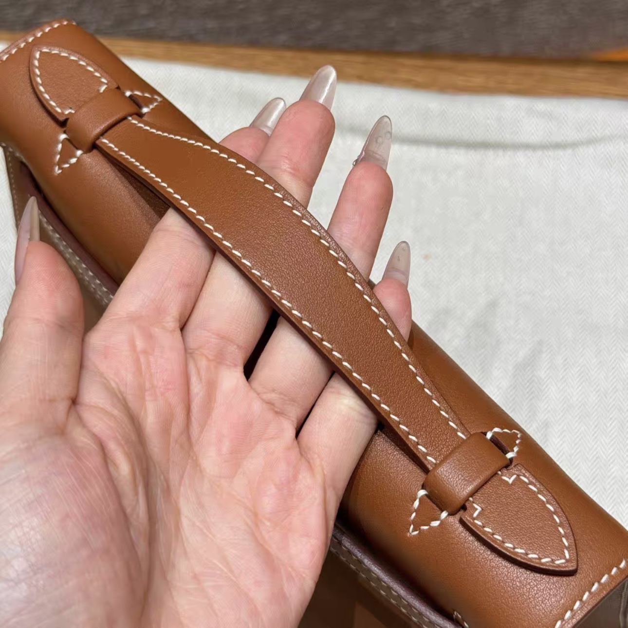 HERMES Kelly I Sellier Mini Epso Swift Leather