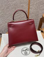 HERMES Kelly Box leather