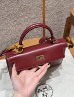 HERMES Kelly Box leather