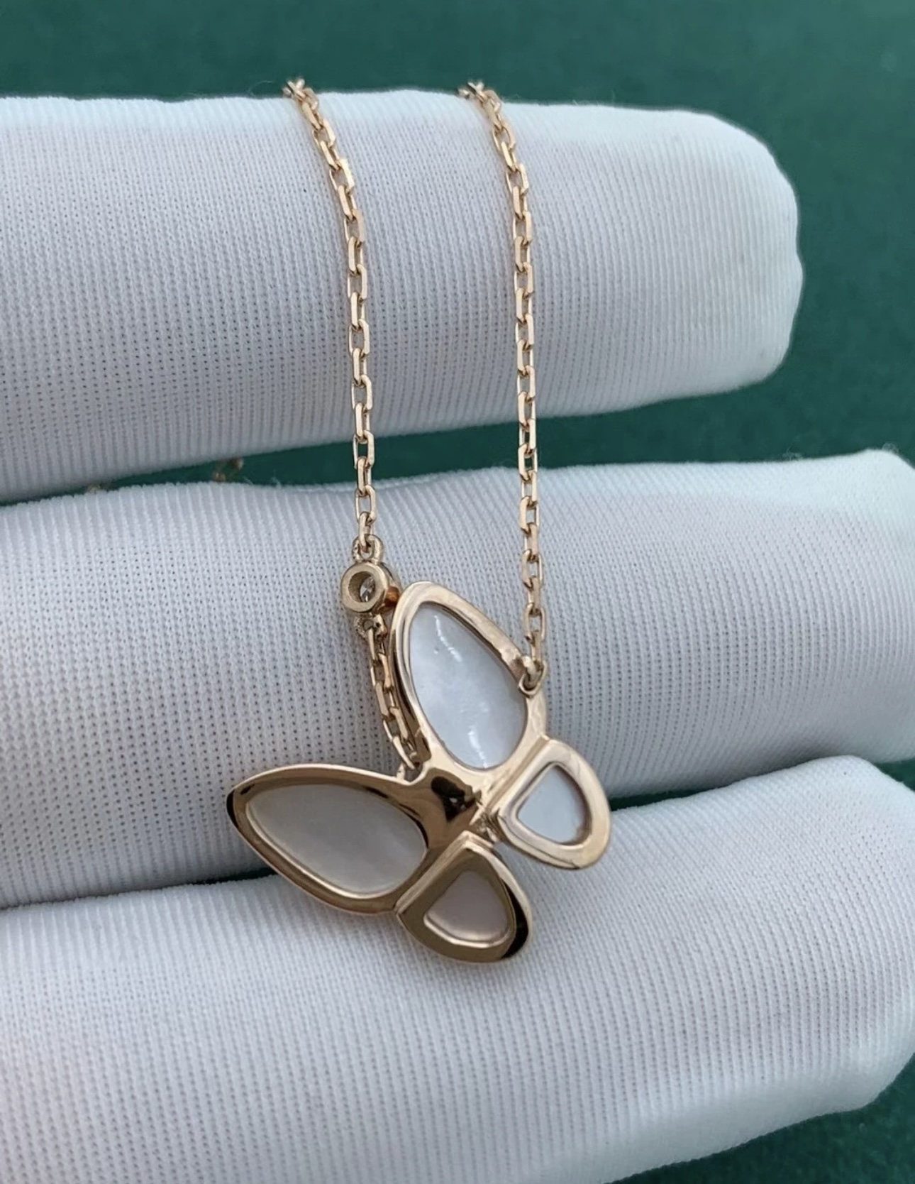 VCA Two Butterfly Necklace
