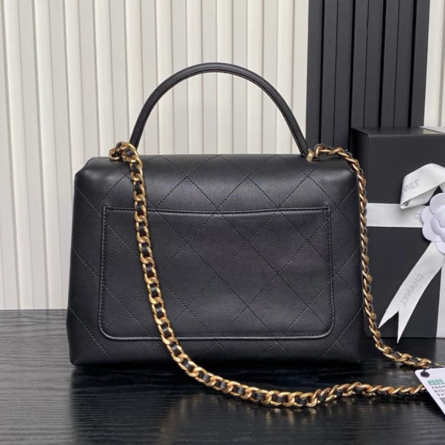CHANEL 25S Flap Bag With Top Handle