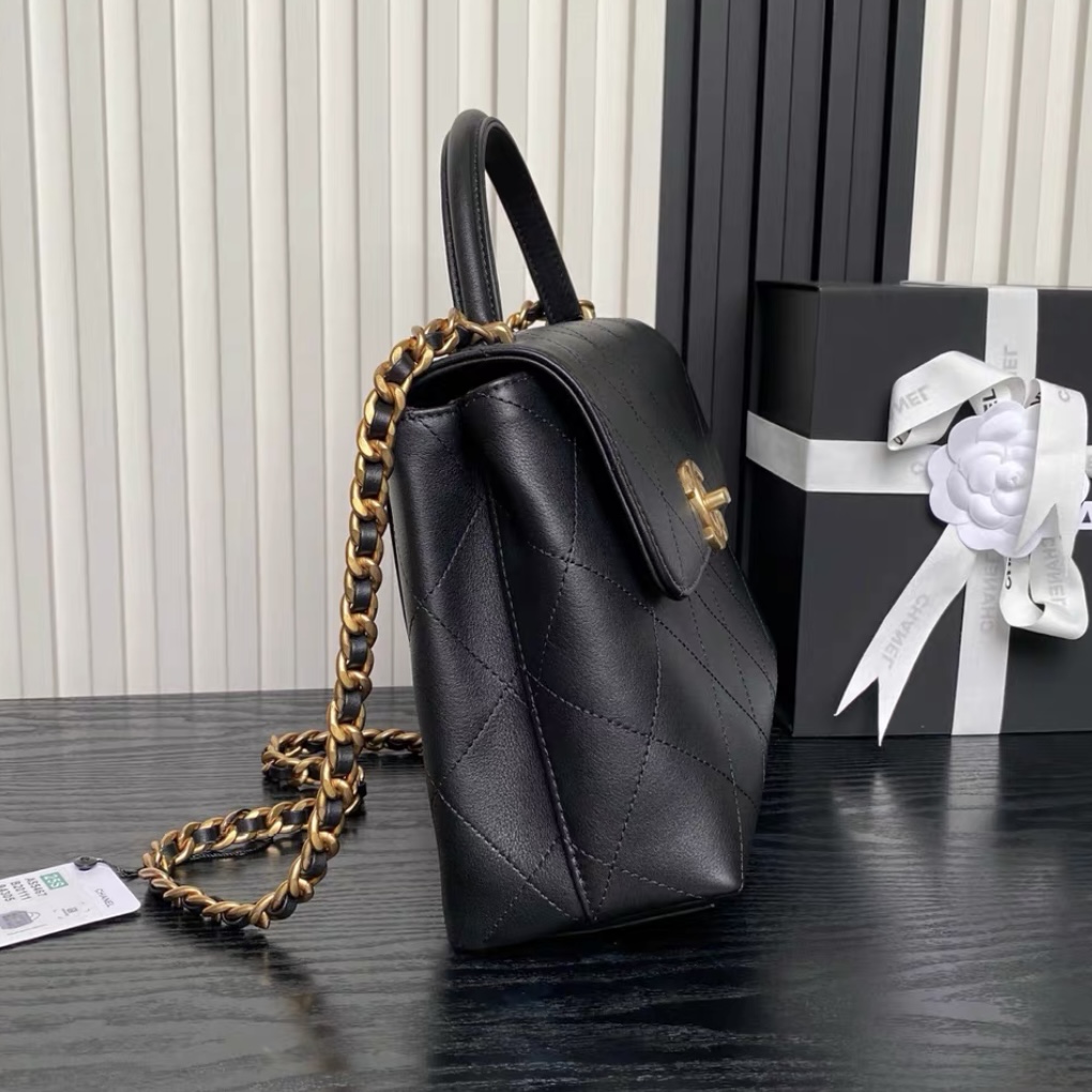 CHANEL 25S Flap Bag With Top Handle