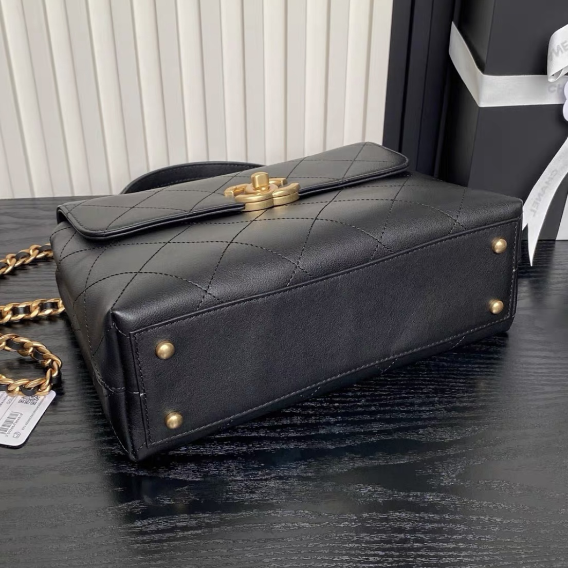 CHANEL 25S Flap Bag With Top Handle