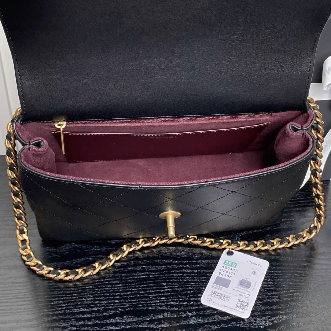 CHANEL 25S Flap Bag With Top Handle