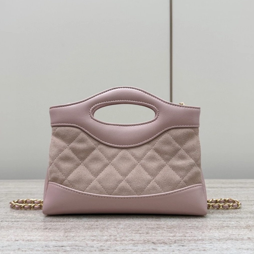 CHANEL 31 Crossbody Bag in Suede Leather