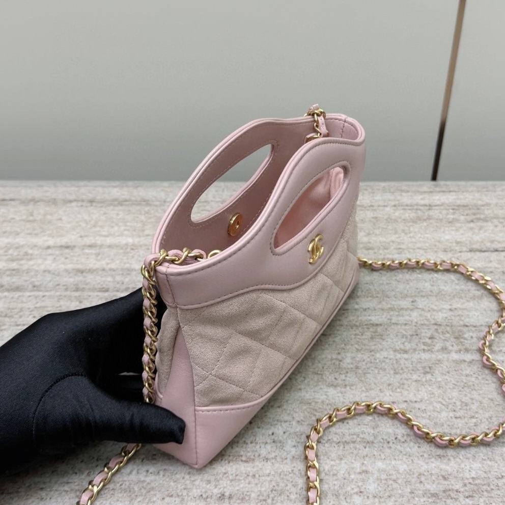 CHANEL 31 Crossbody Bag in Suede Leather