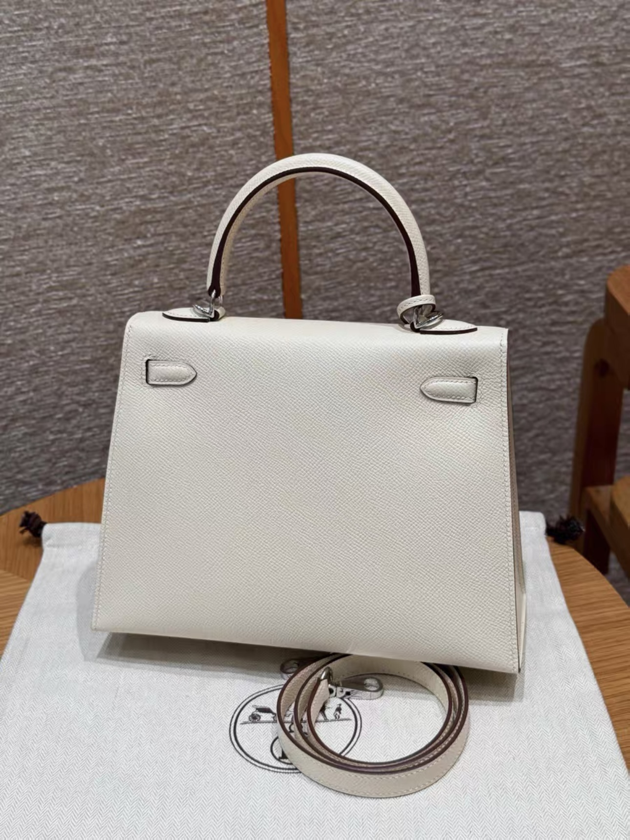 HERMES Kelly 25 Epsom Leather