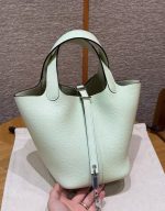 HERMES Picotin Lock Tote Bag Taurillon Clemence leather- Color Collection