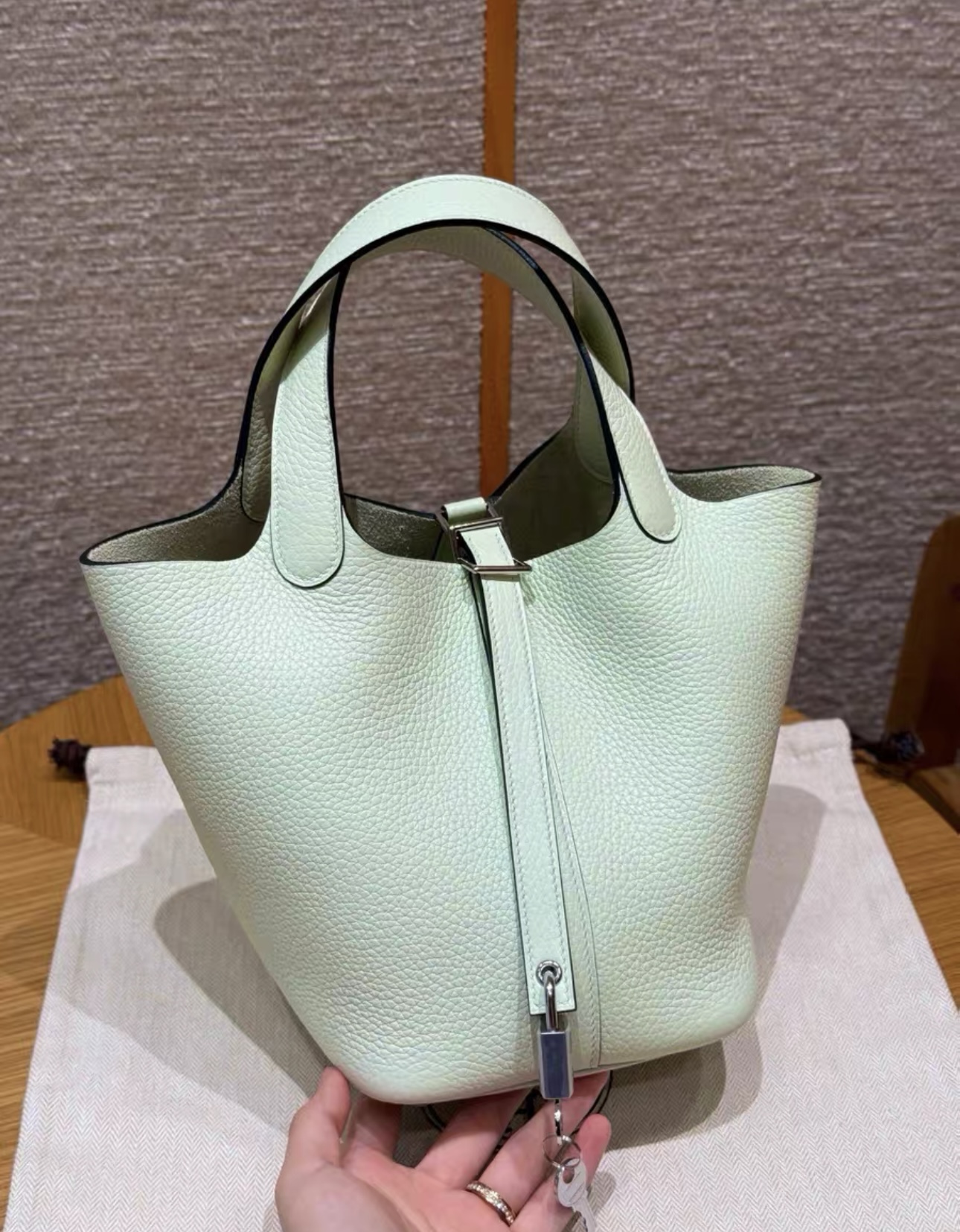 HERMES Picotin Lock Tote Bag Taurillon Clemence leather- Color Collection