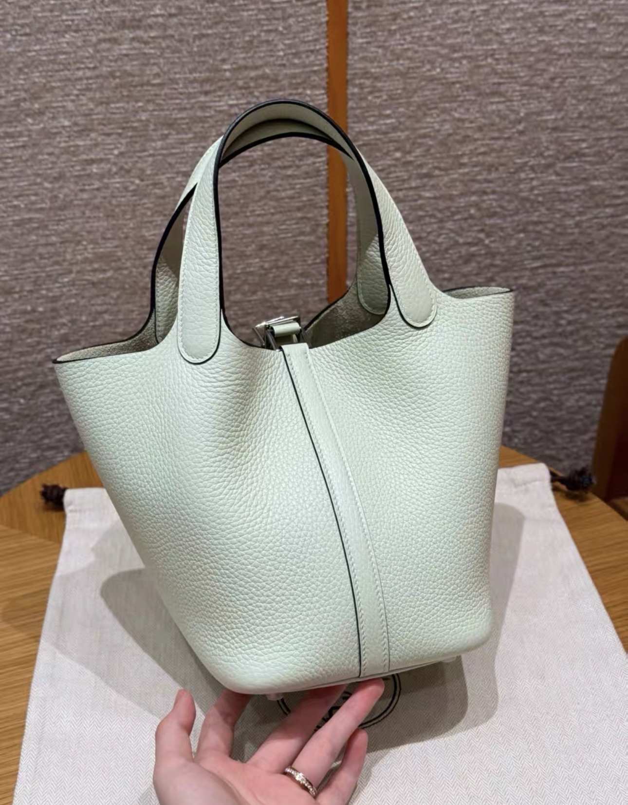 HERMES Picotin Lock Tote Bag Taurillon Clemence leather- Color Collection