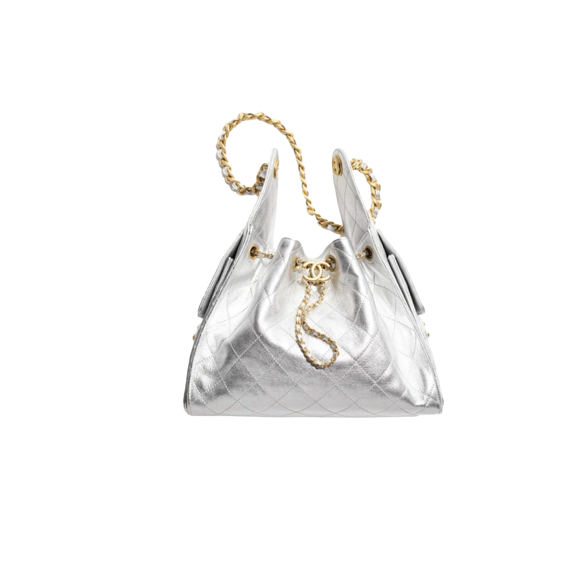 CHANEL 25C Hobo Bag-Metallic color