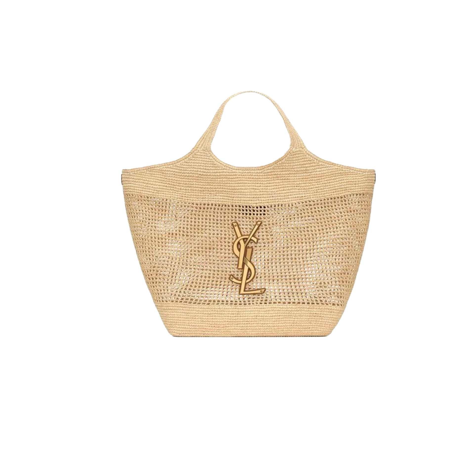 YSL ICARE IN RAFFIA Tote