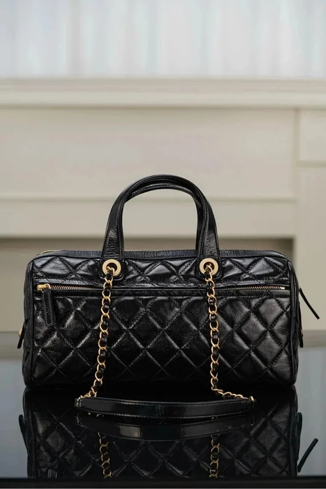 CHANEL Large Bowling Bag