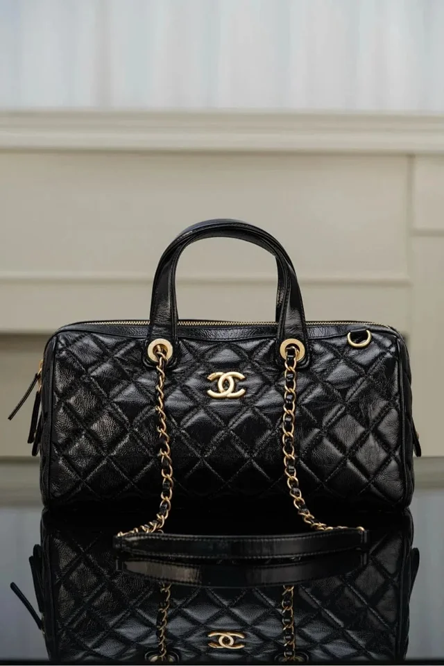 CHANEL Large Bowling Bag