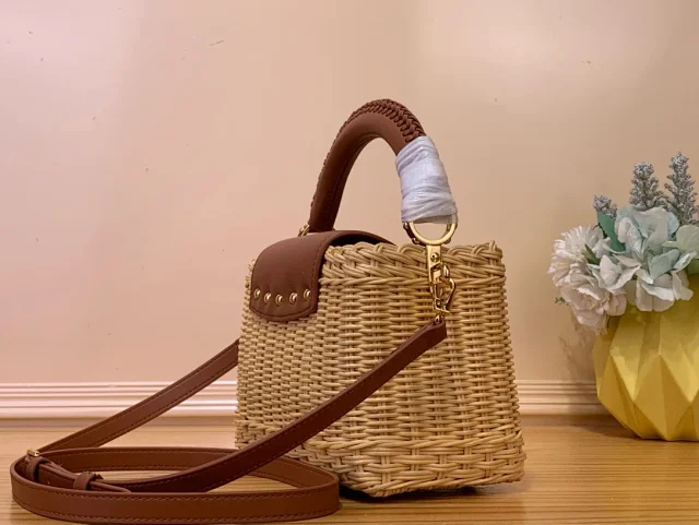 LV Capucines Mini Wicker Bag