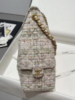 CHANEL 25 small handbag Wool tweed