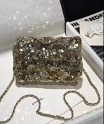 CHANEL Flap Bag Handmade Beaded Sequins