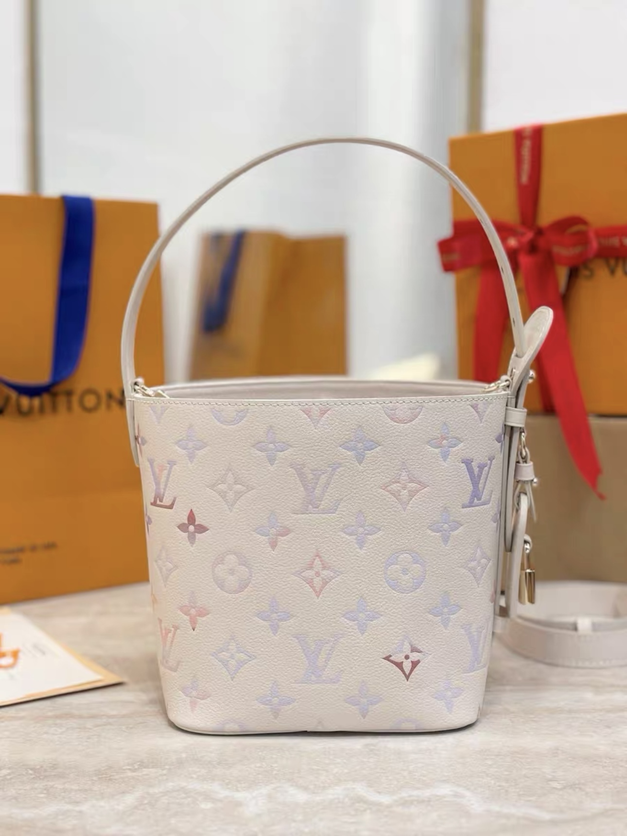 LV Monogram Empreinte Leather
