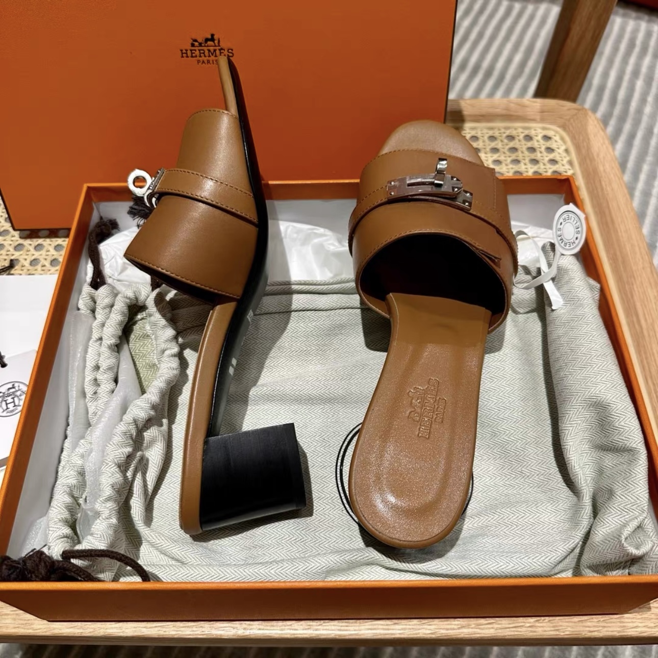 HERMES Gigi 50 sandal