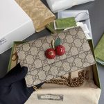 GUCCI Dionysus Chain Wallet leather crossbody bag