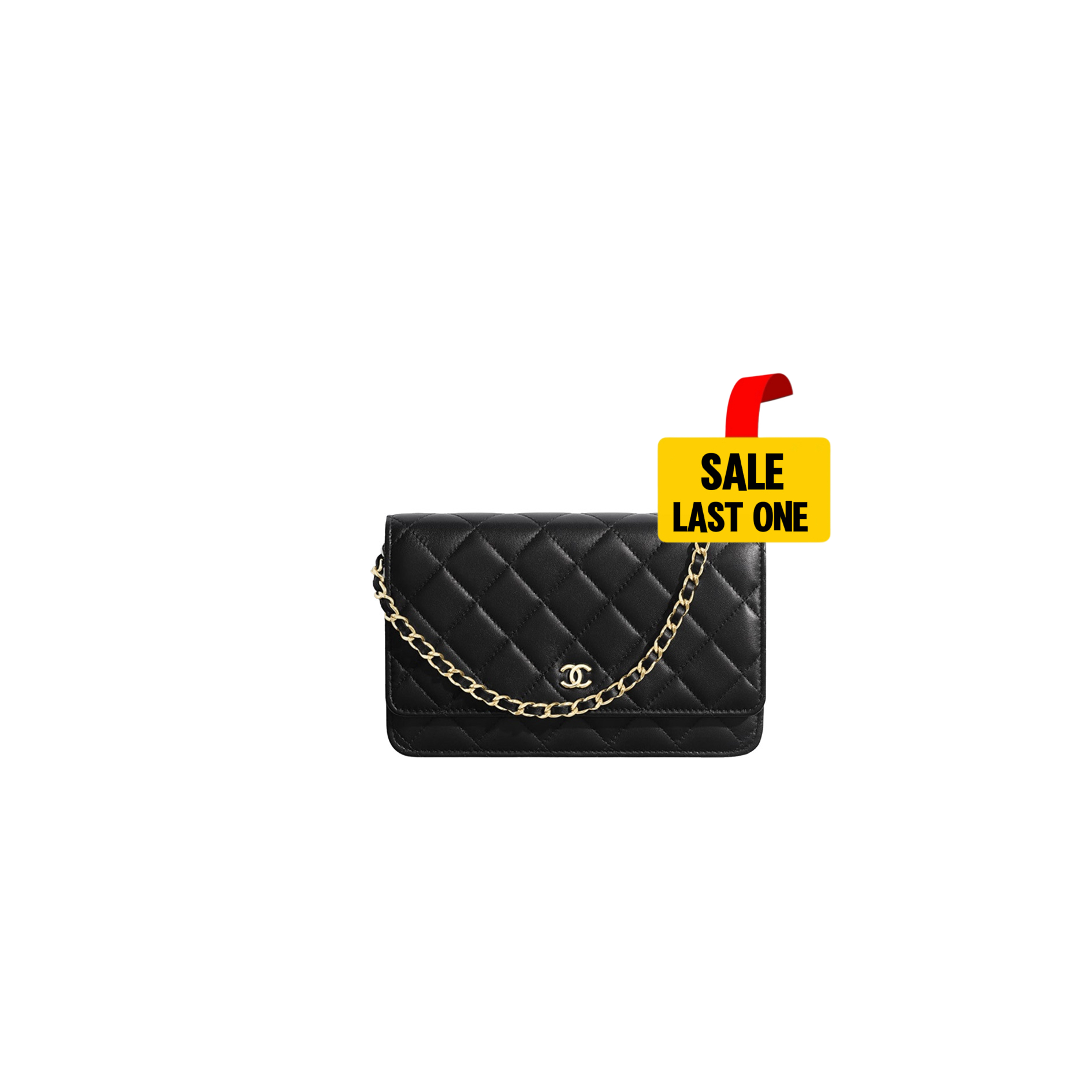 CHANEL WOC Caviar Leather Gold Hardware in Black
