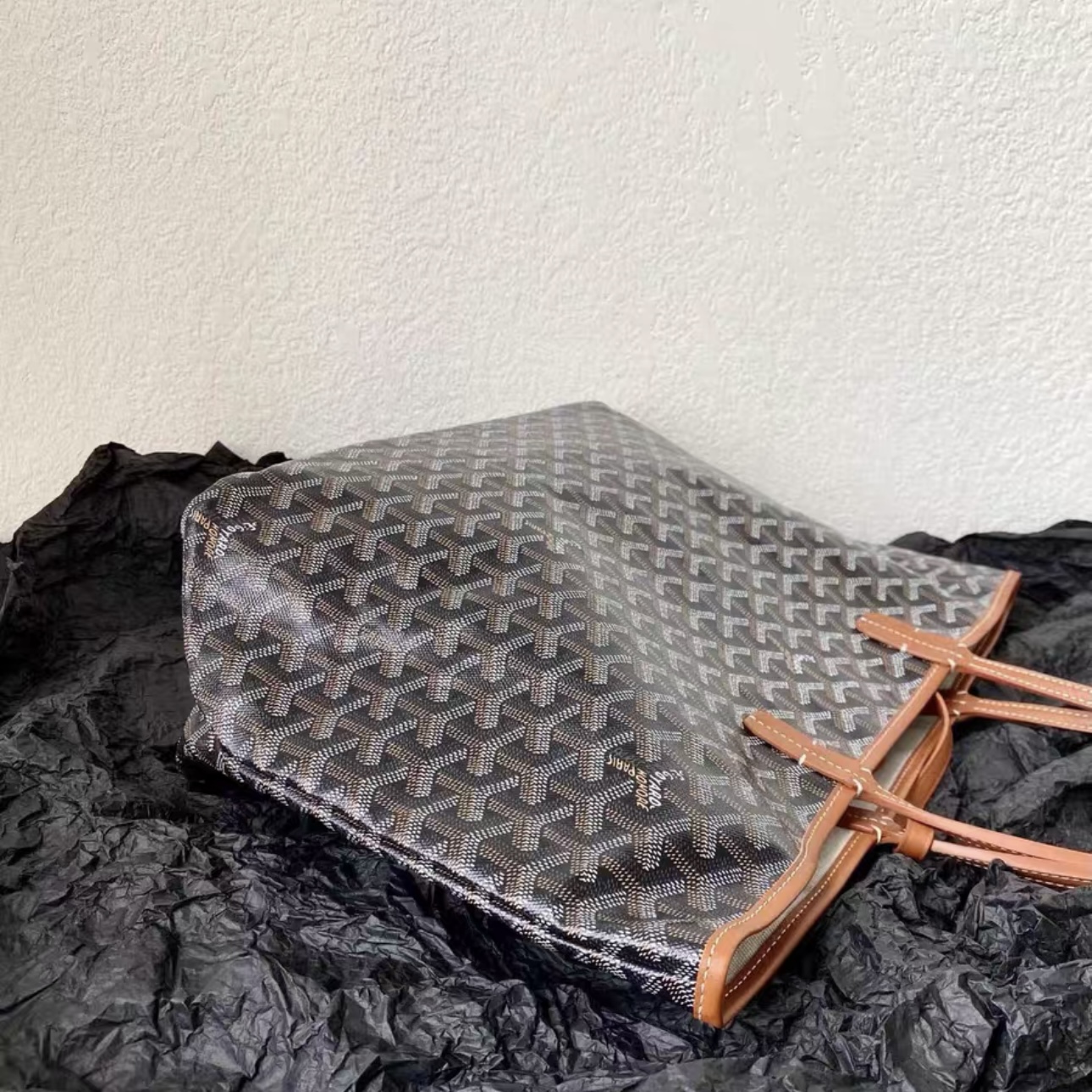 GOYARD Saint Louis Y Monogram Canvas Tote Bag