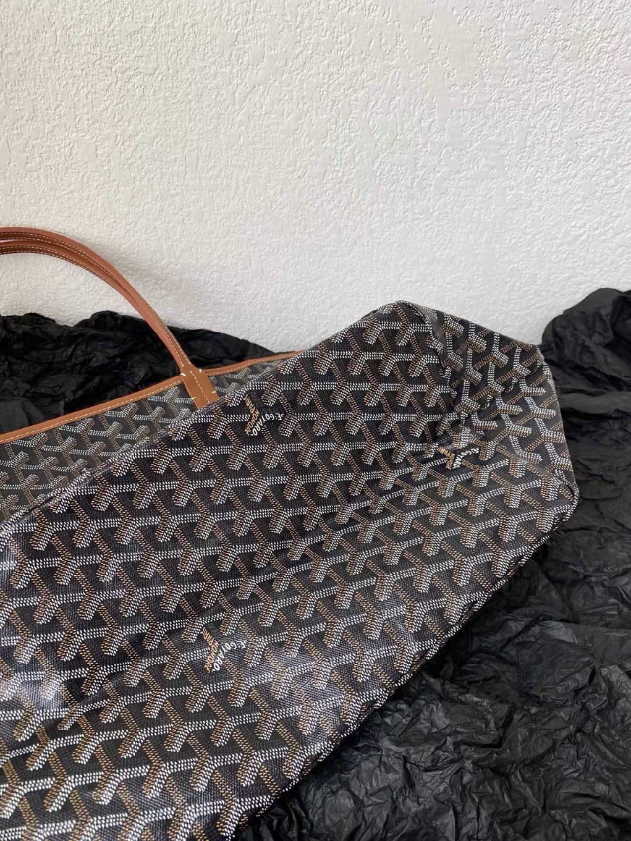 GOYARD Saint Louis Y Monogram Canvas Tote Bag