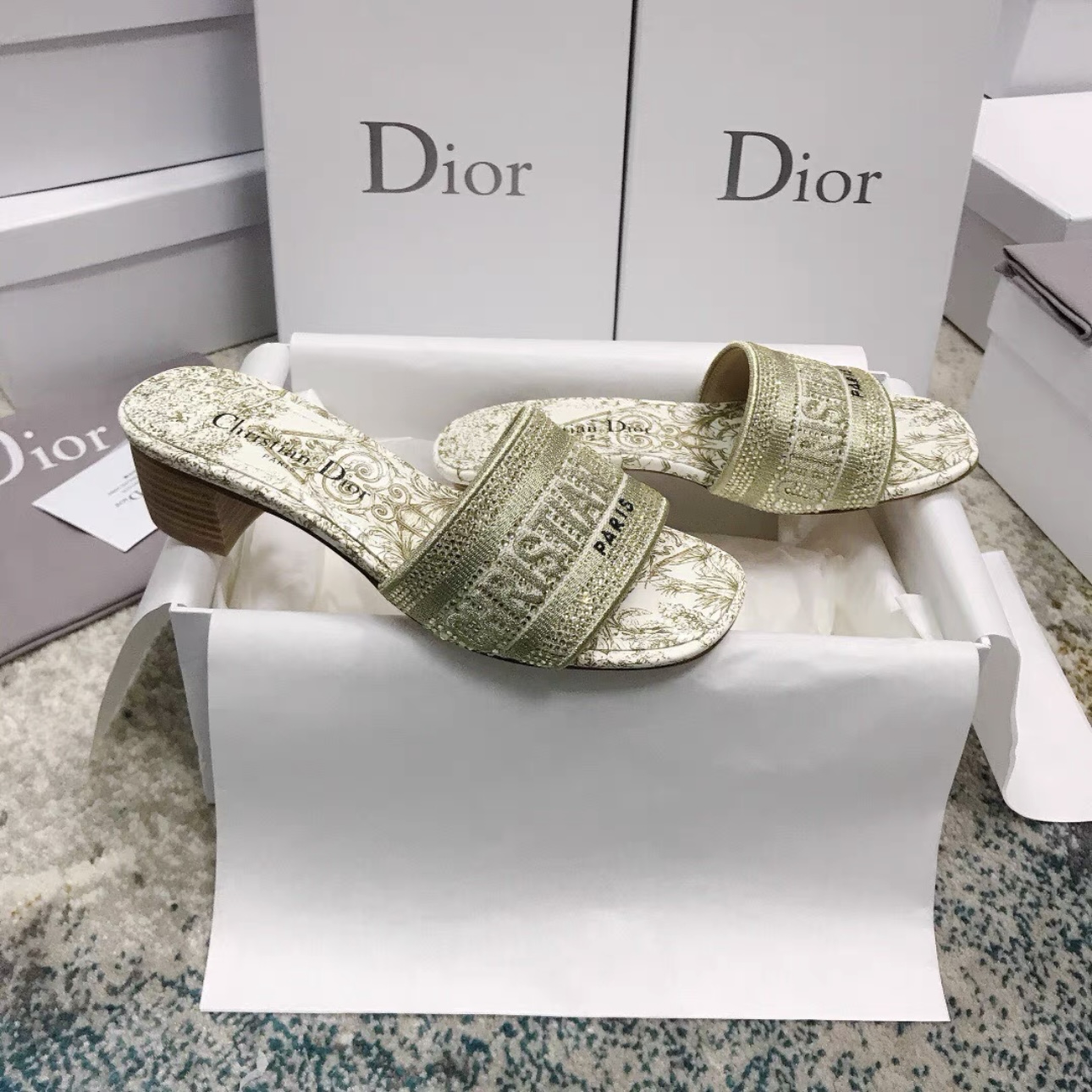 DIOR lady silppers