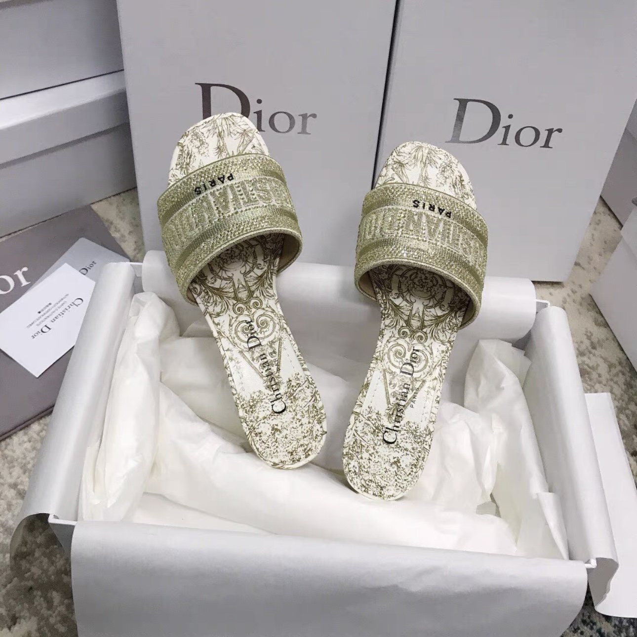 DIOR lady silppers