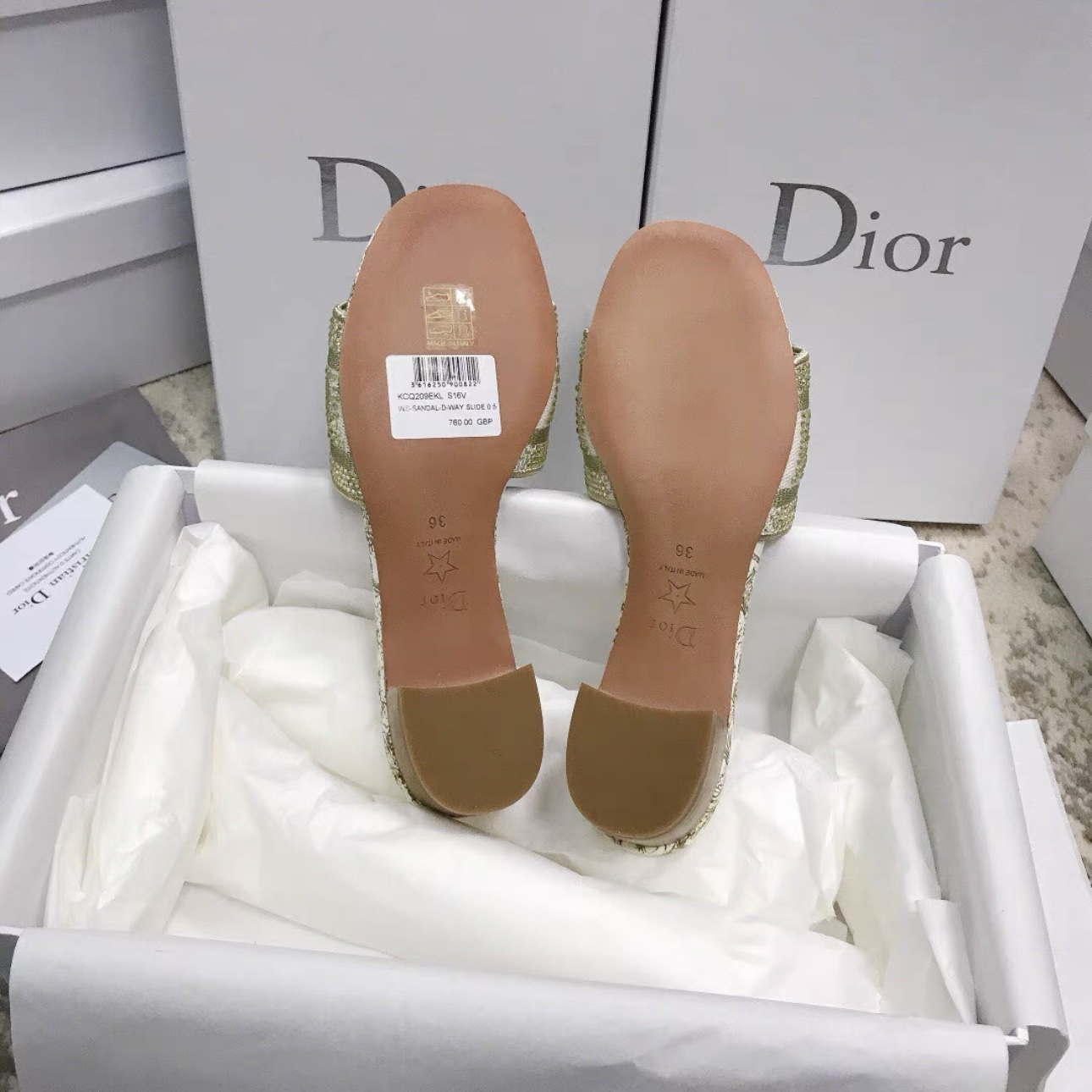 DIOR lady silppers