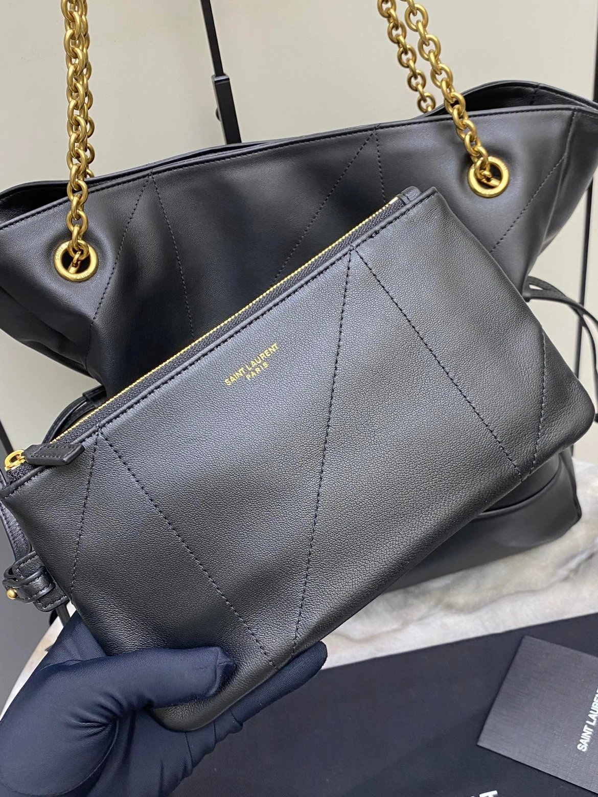 YSL JAMIE SHOPPING in lambskin