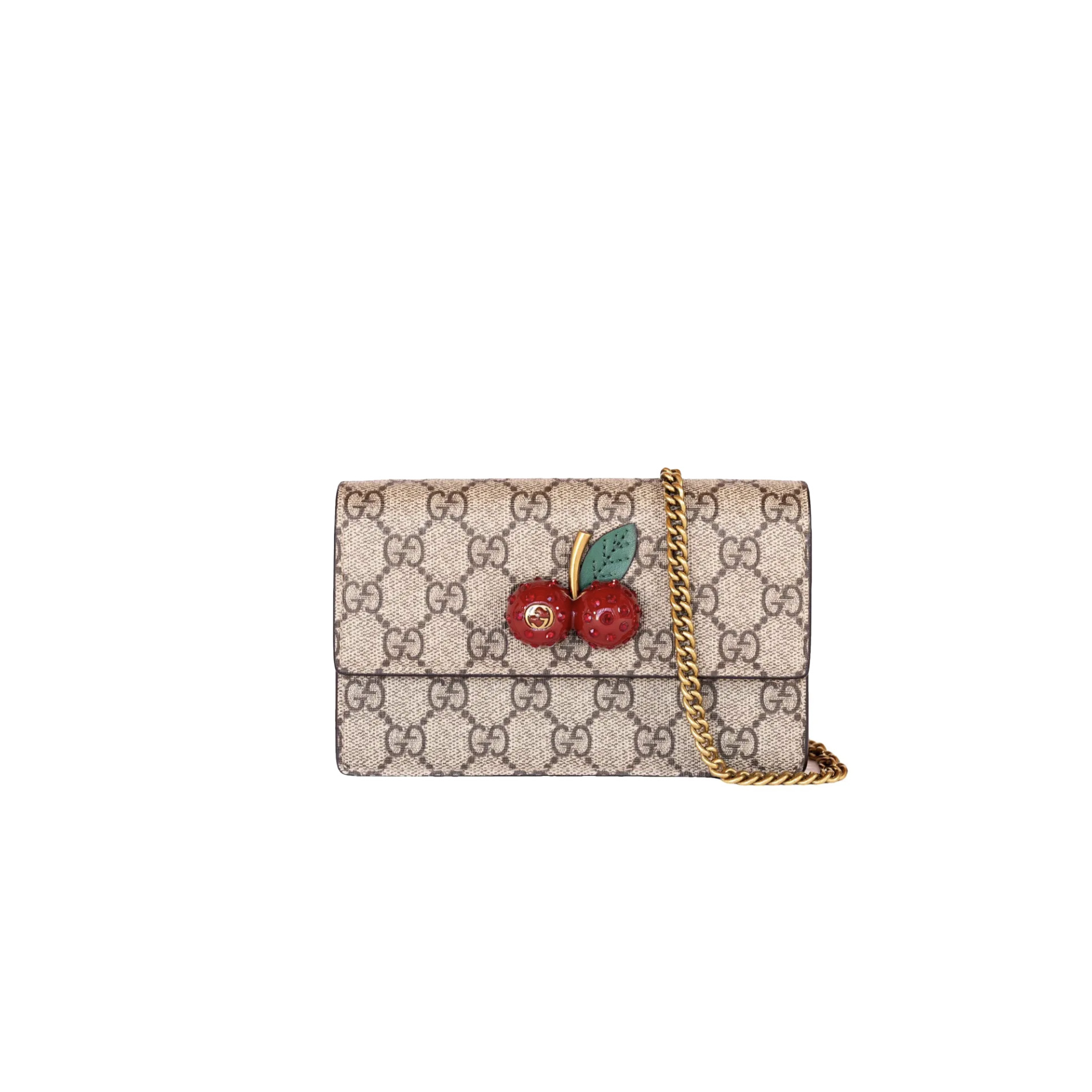 GUCCI Dionysus Chain Wallet leather crossbody bag