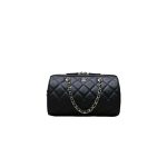 CHANEL 25P Caviar Leather Bowling Bag