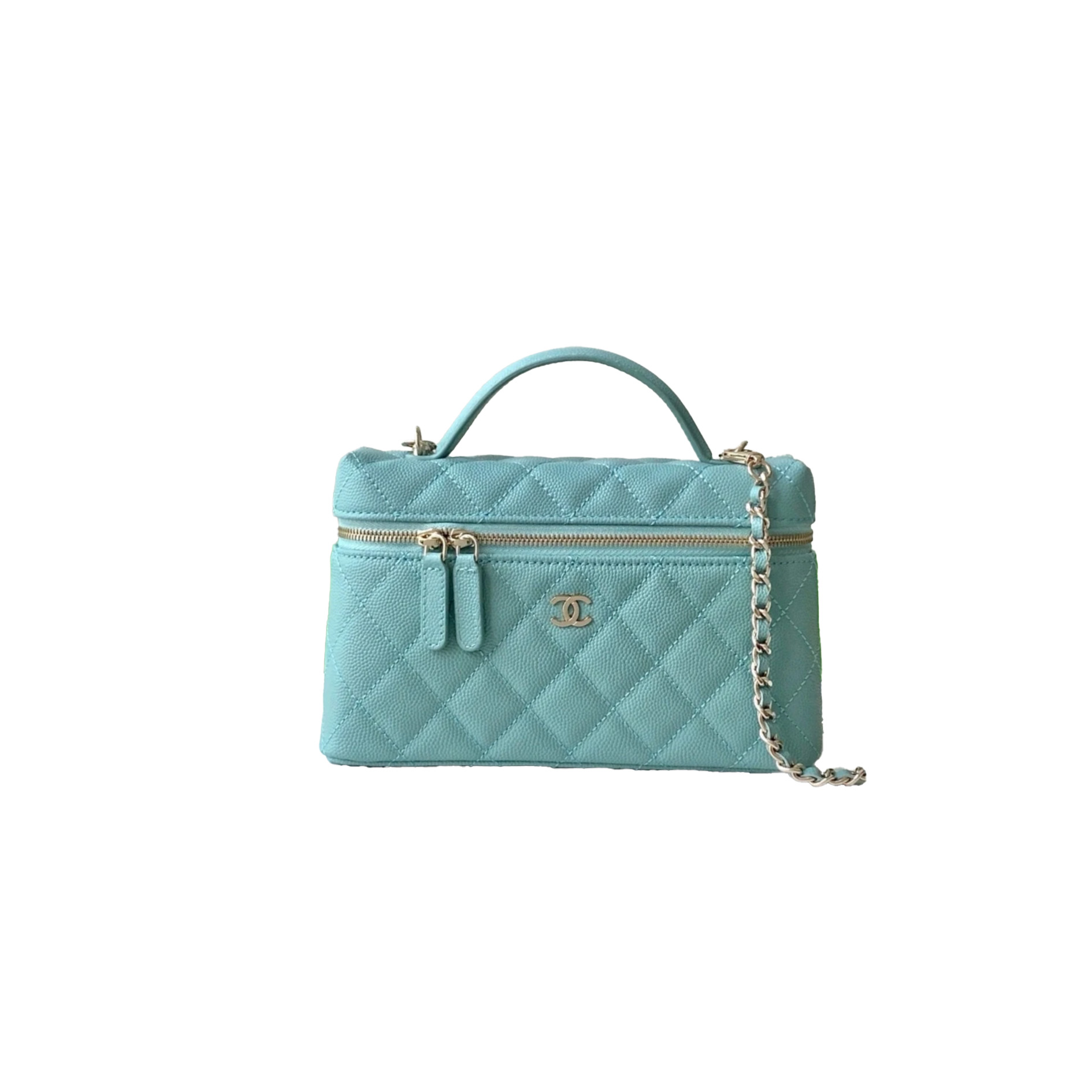 CHANEL Vanity with chain - Grained calfskin
