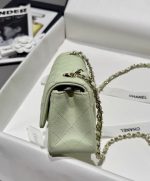 CHANEL Mini Classic Handbag Caviar Leather 20CM-Curated Rare Colors