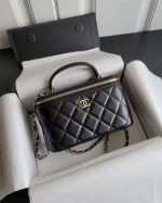 CHANEL Glossy Lambskin Vanity bag