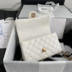 CHANEL Classic Flap Bag in quilted caviar calfskin