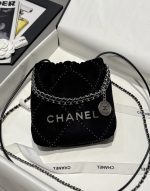 CHANEL 25A 22bag Suede Calfskin