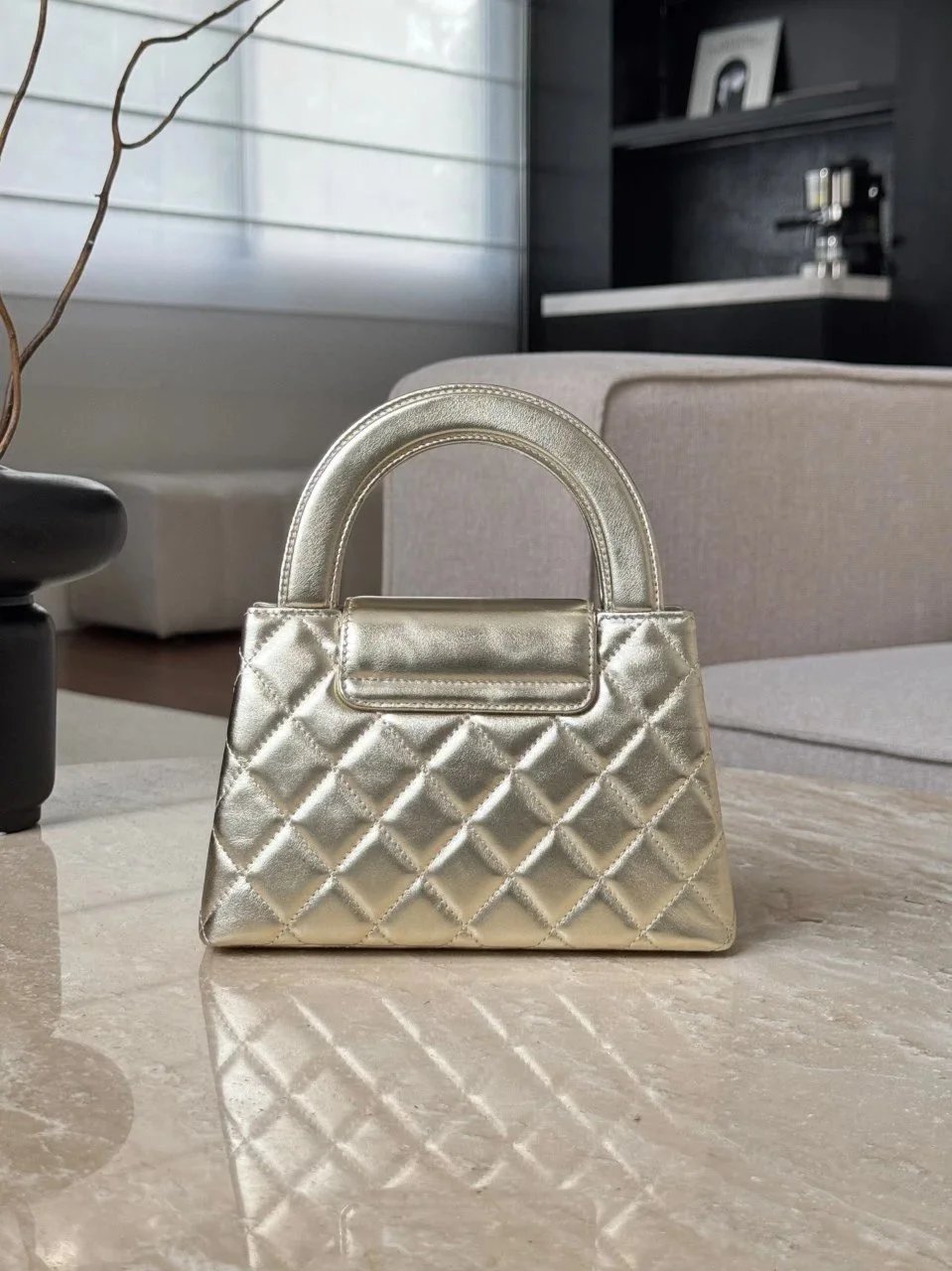 CHANEL 25A Kelly-Metallic Color