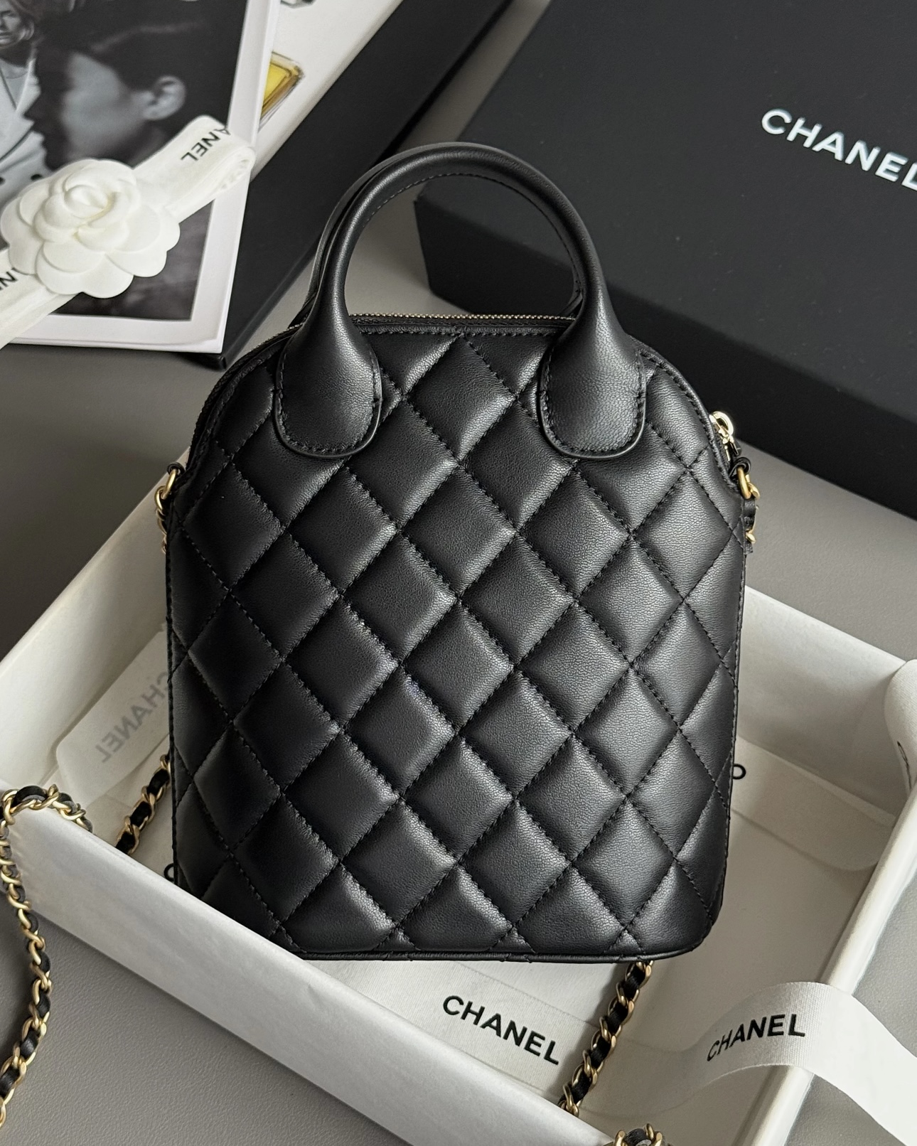 CHANEL Clutch with chain