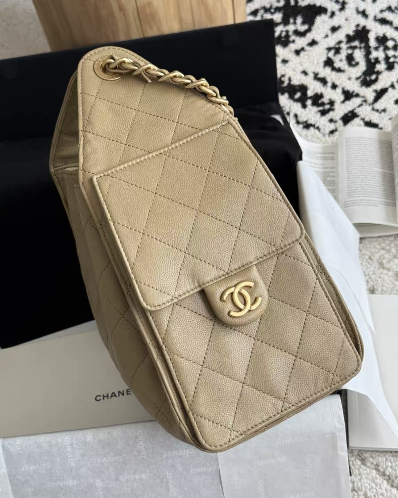CHANEL 25A Hobo Bag Caviar leather-Color series
