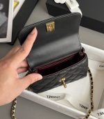 CHANEL Mini Flap Bag with Top Handle