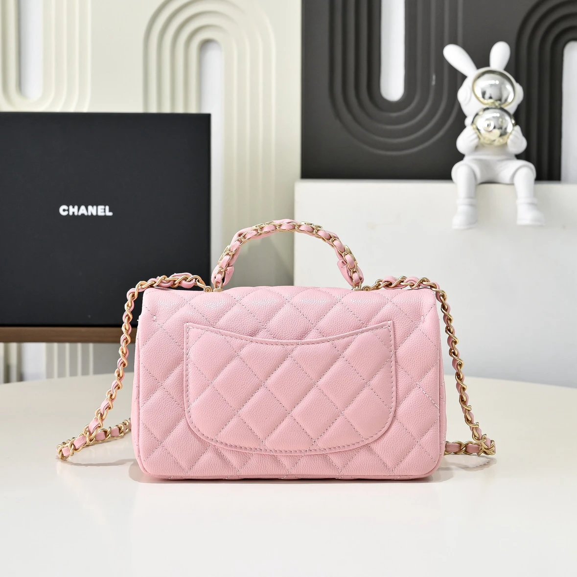 CHANEL 25B Mini Flap Bag with CC Top Handle