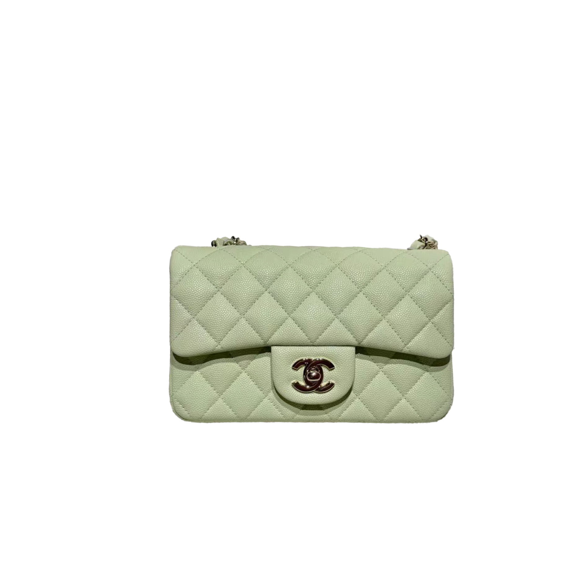 CHANEL Mini Classic Handbag Caviar Leather 20CM-Curated Rare Colors