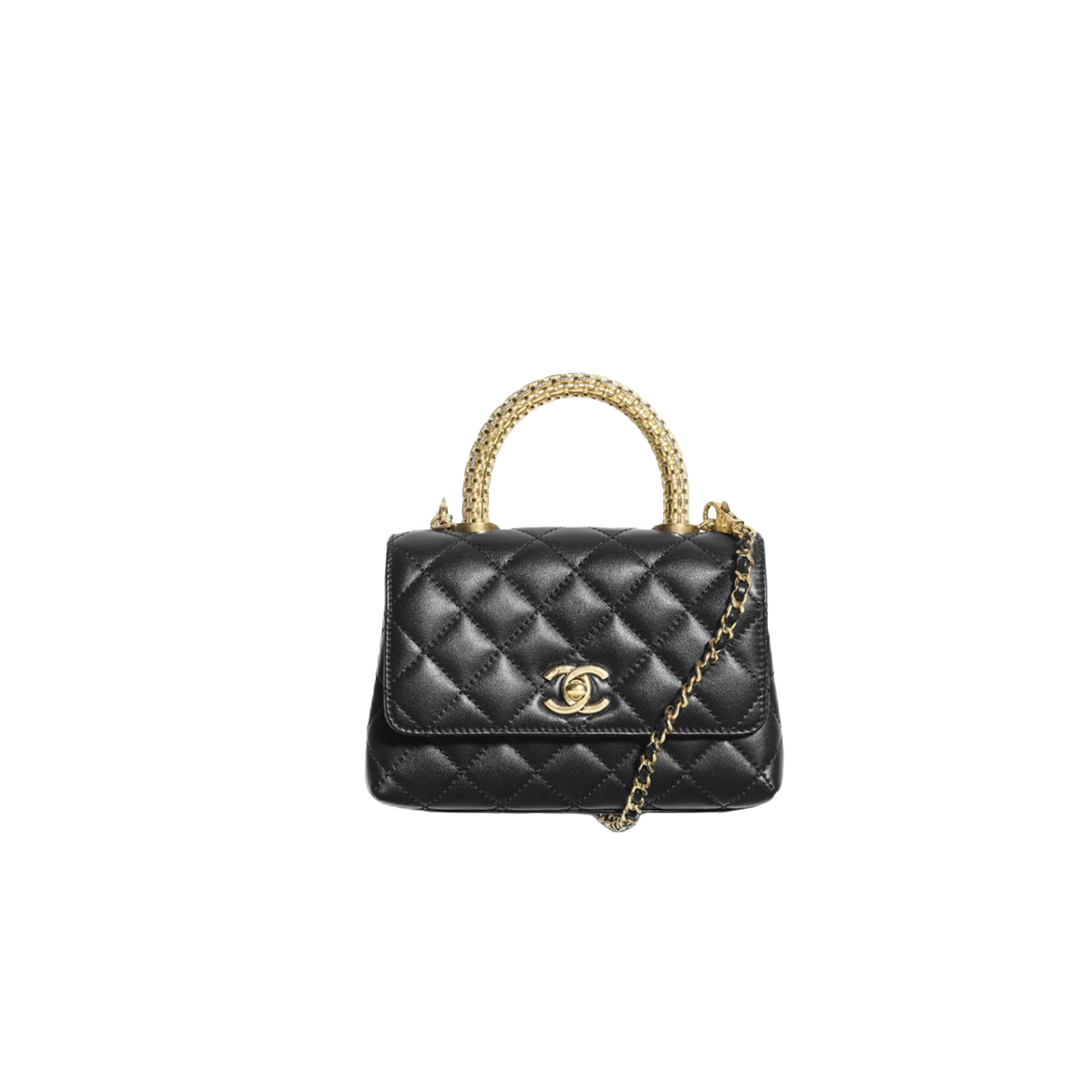 CHANEL Mini Flap Bag with Top Handle